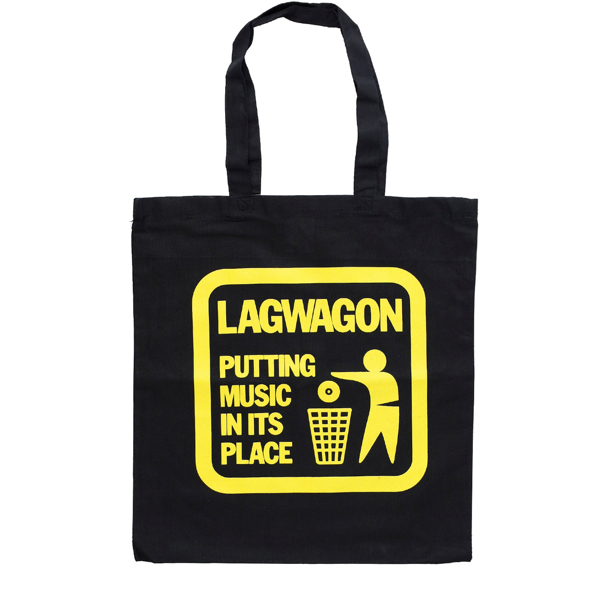 Putting Music In Its Place Tote Bag, Black – EXOSHOP