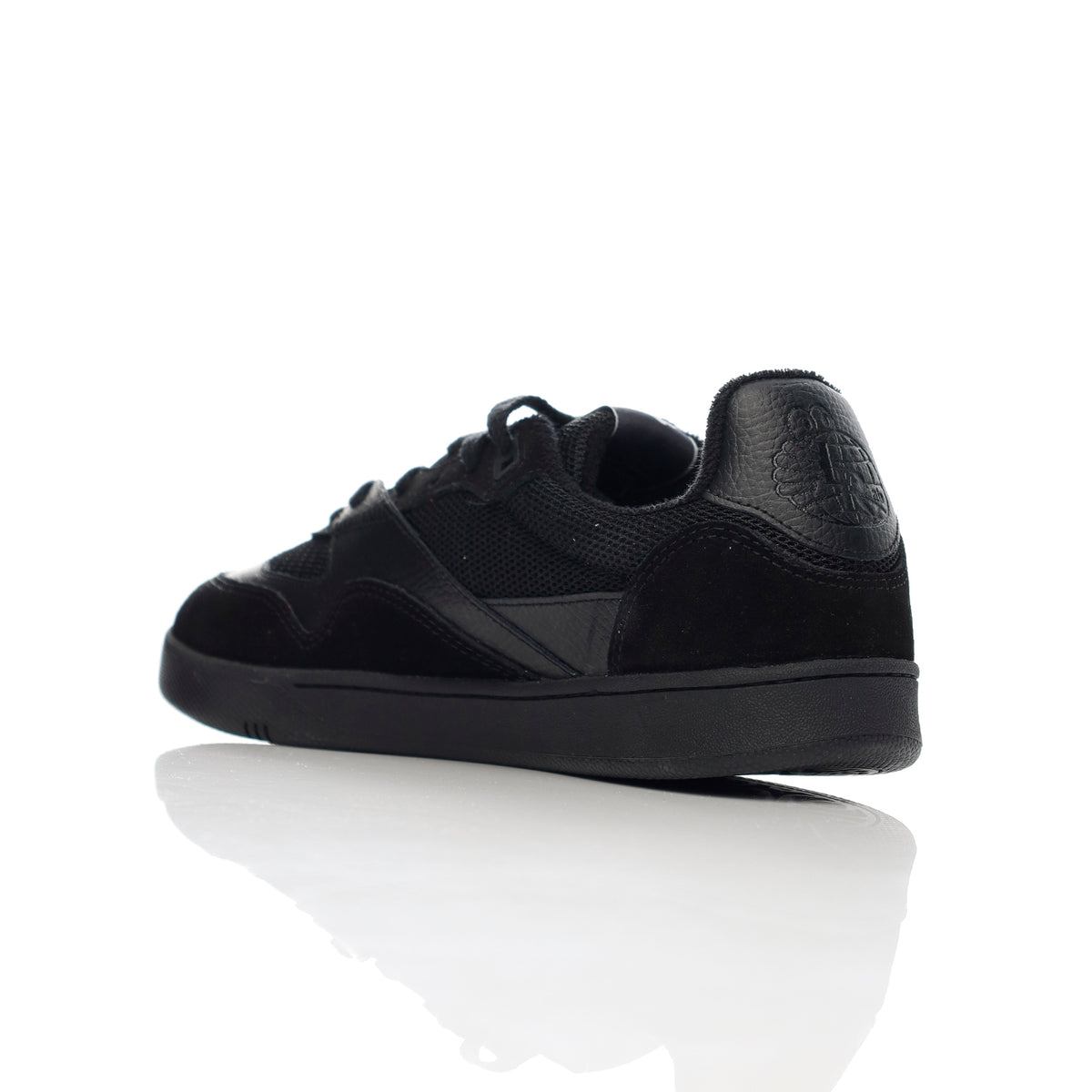 CM002 SUEDE/LEATHER/MESH LO / BLACK/BLACK