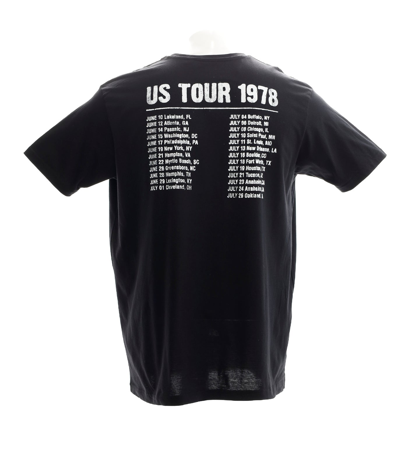 ローリングストーンズ 1978 American Tour Tシャツ US Tour 1978, Black – EXOSHOP