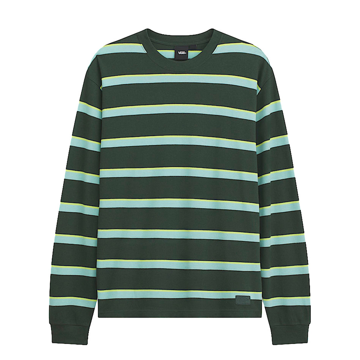 Vorlop Stripe Long Sleeve Knit, Oil Green – EXOSHOP