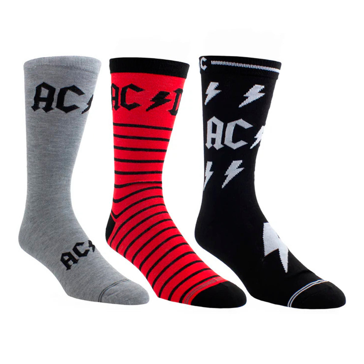 AC/DC 3 Pair Socks-Guitar Tin – EXOSHOP