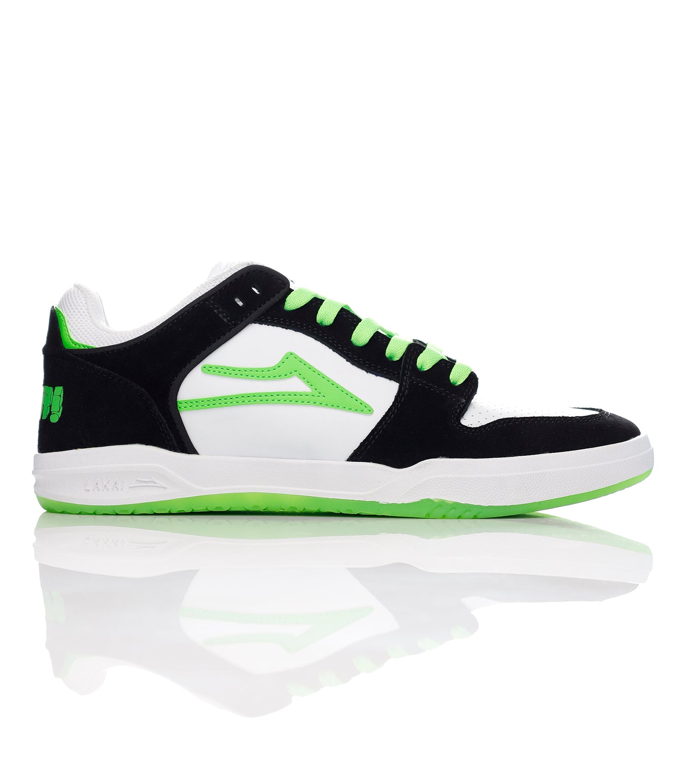 x Yeah Right - Telford Low SMU, Black/White Suede