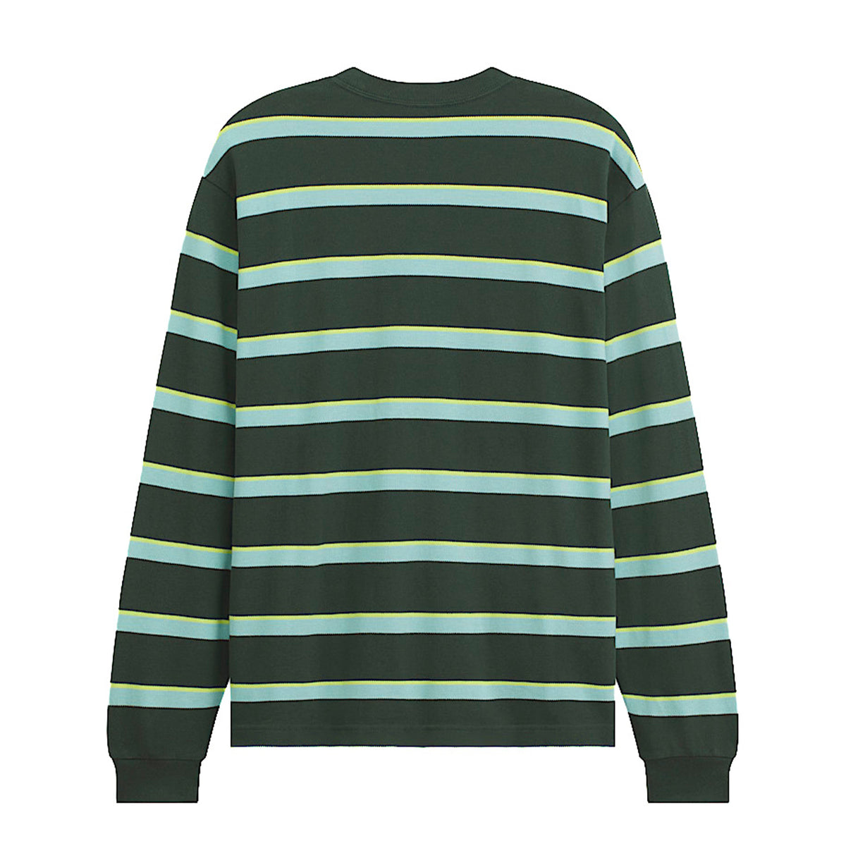 Vorlop Stripe Long Sleeve Knit, Oil Green – EXOSHOP