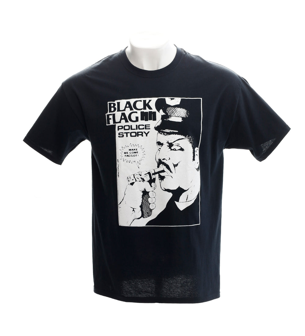 black flag police story shirt