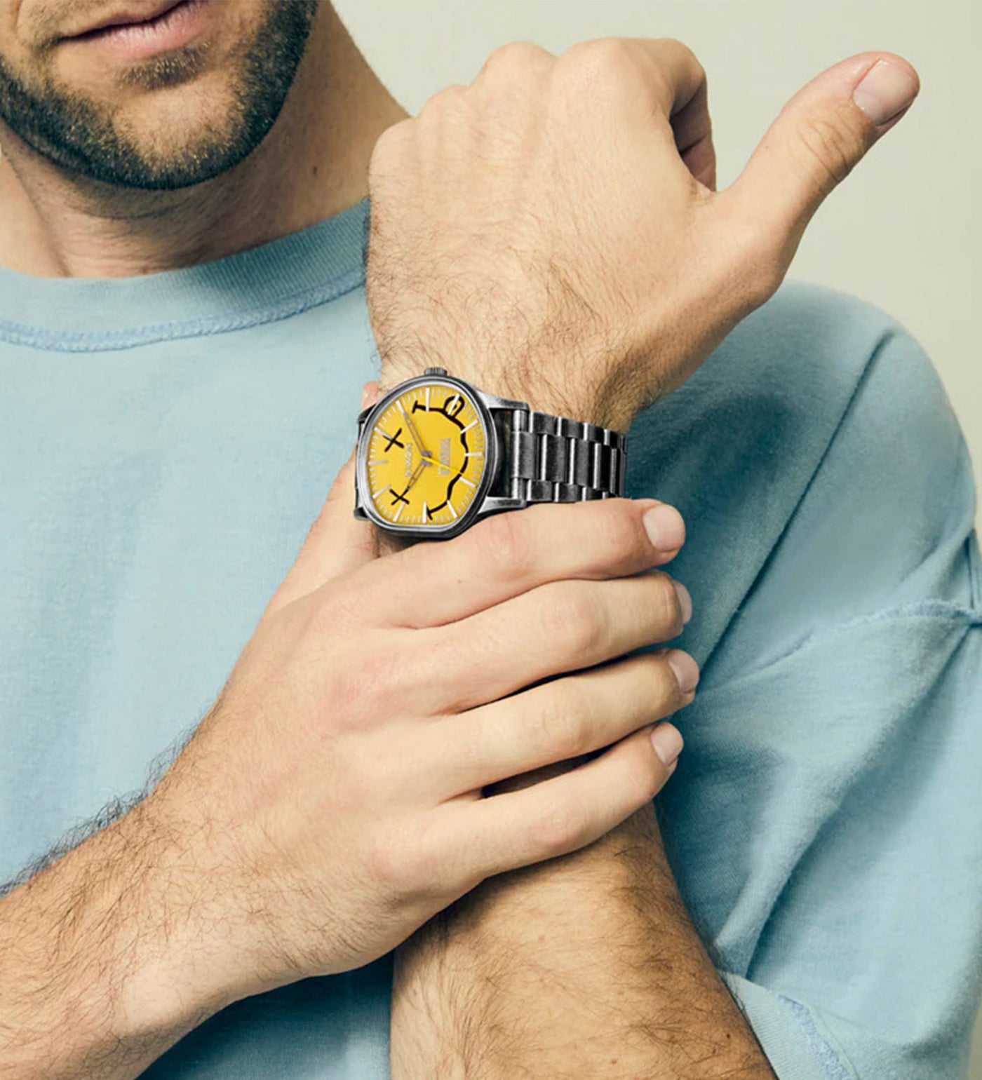 X Nirvana - Sentry Wobble SS, Yellow Nirvana Smiley – EXOSHOP