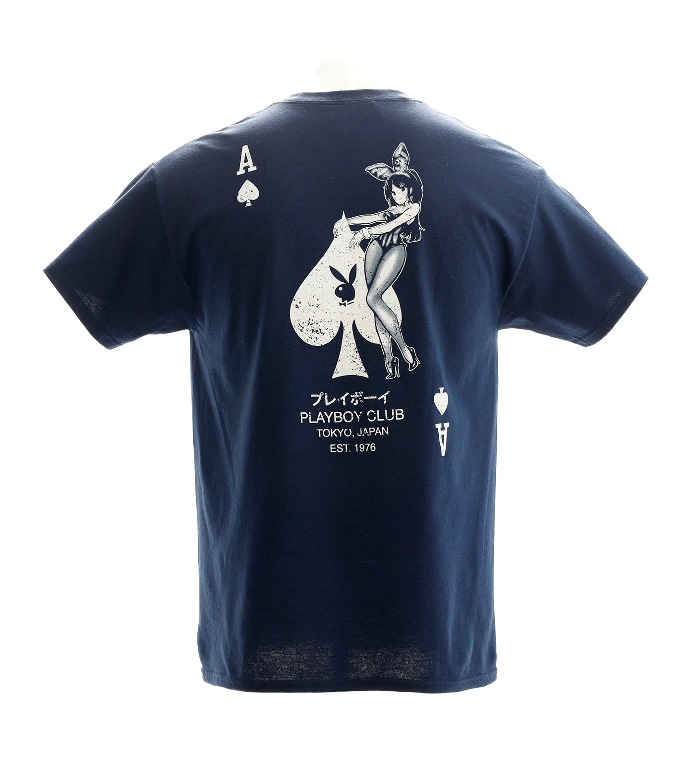 x Playboy Ace Of Spades(Distressed), Navy – EXOSHOP