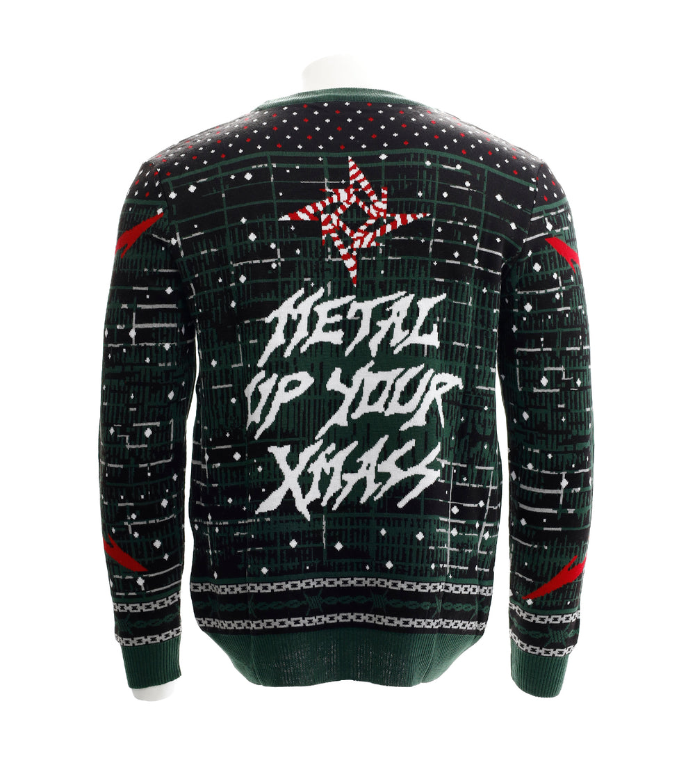 metal gear solid christmas sweater Metal Up Your Ass Christmas Sweater, Black – EXOSHOP