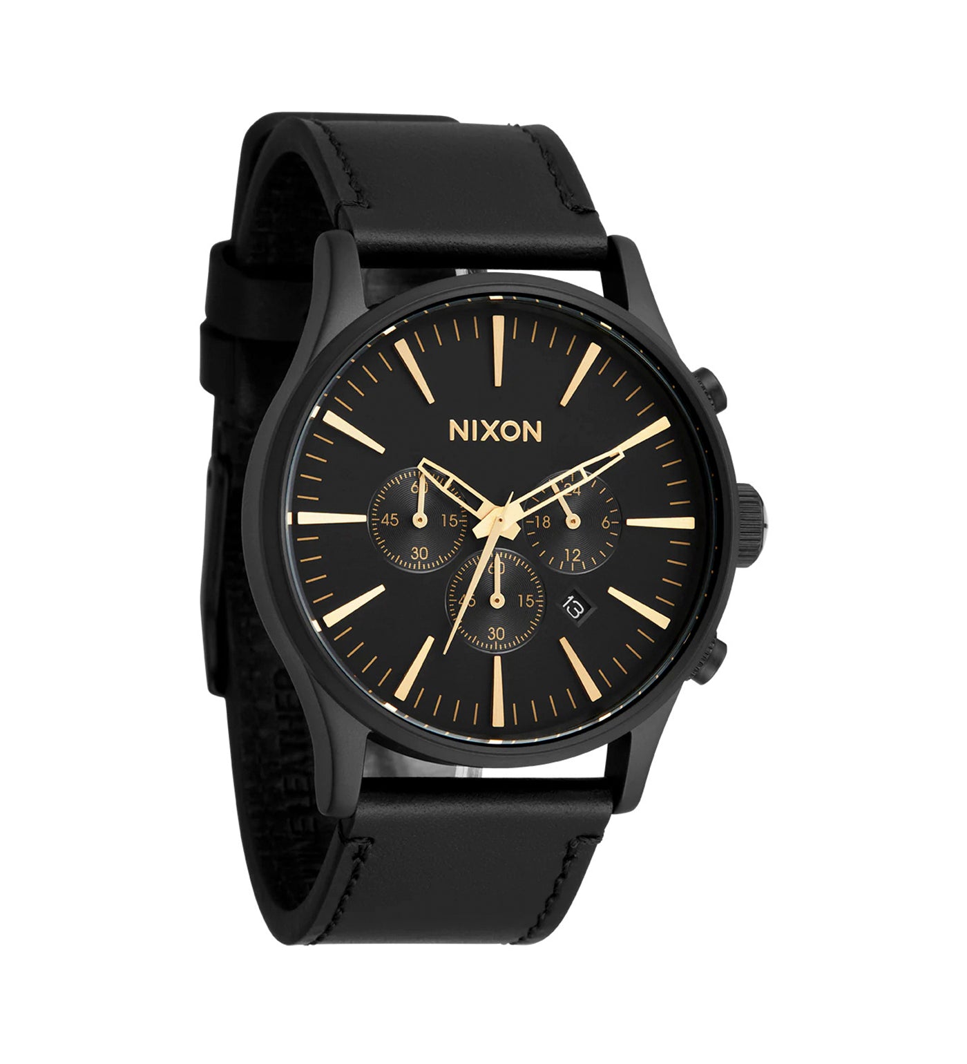 Nixon sentry chrono matte black best sale