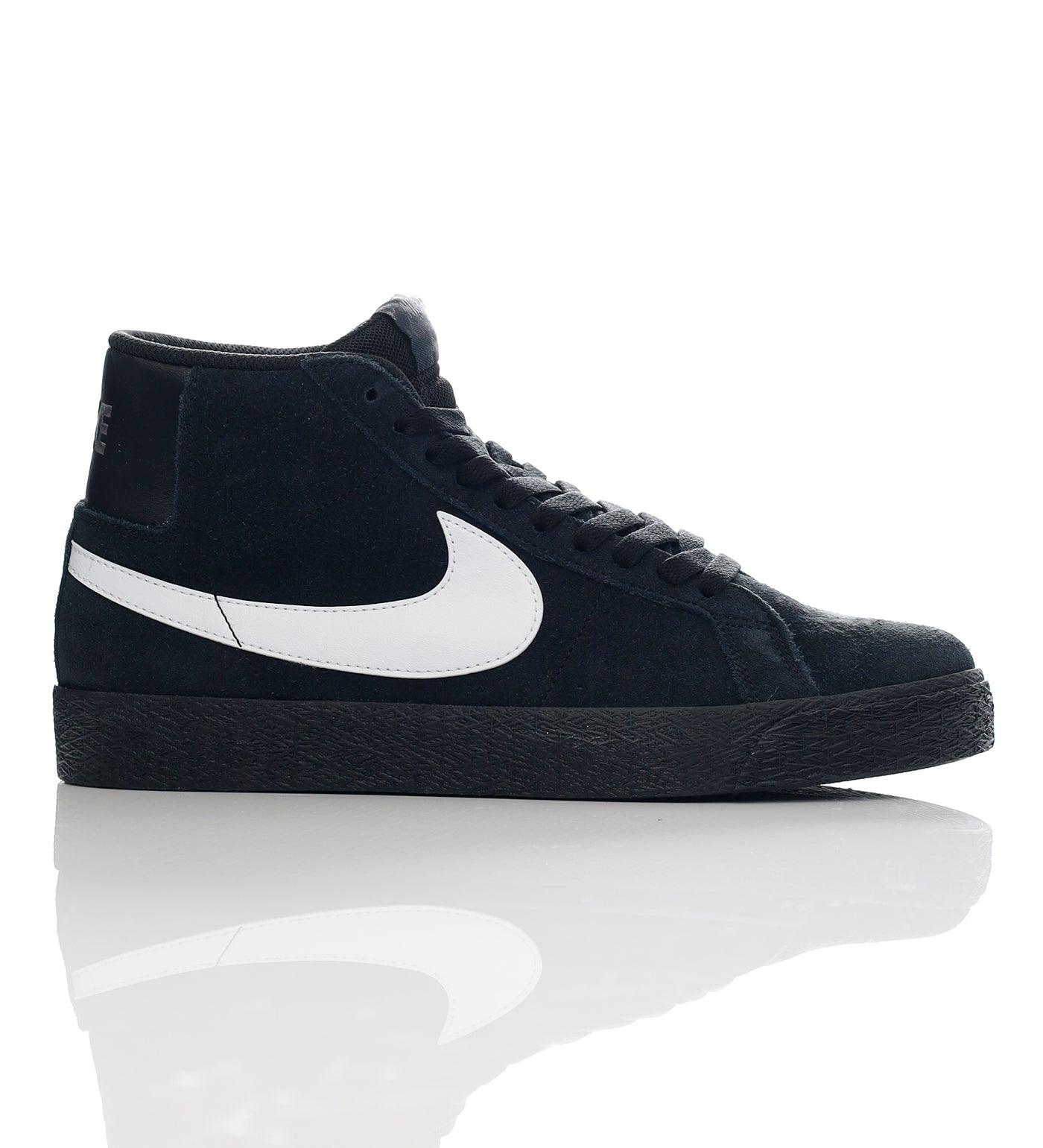 Nike blazer mid black white sale