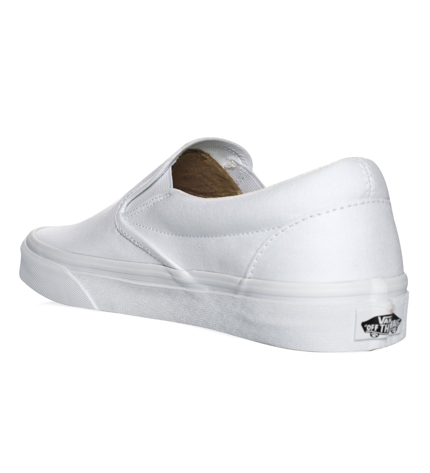 Back White Van Slip Ons Classic Slip-On, True White – EXOSHOP